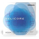 H313 4/4h Helicore Keman Tek Tel 'd' Titanyum Örgülü 4/4 Ağır - Beyaz