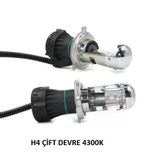 H4 Xenon Ampul Çift Devre 4300K 2 Adet