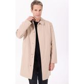 Hackett Bej Erkek Trençkot Uzun Kol L Beden Düz Desenli Özel Malzeme ile Şık Tasarım HM403171