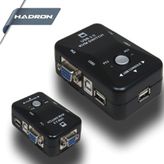 Hadron HD221 KVM 2 Giriş 1 Çıkış Switch