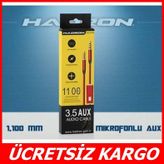 Hadron HD4309 1.1 m Mikrofonlu Aux Kablosu