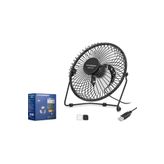 Hadron HDX7252 USB Metal 18 cm Siyah Vantilatör