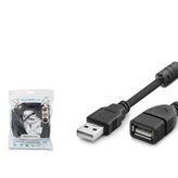 Hadron HDX7542 USB-A (D) - USB-A (E) 3mt USB Uzatma Kablosu - Siyah