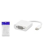Hadron HDX7773 Type-C (E) - VGA (D) 1080p Dönüştürücü Adaptör (Beyaz)
