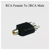 Hadron RCA Erkek 2 RCA Dişi Çevirici