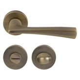 Hafele Milano Kapı Kolu Wc Tipi Antik Bronz - 1 Çift