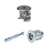 Hafele Minifix Seti 15/18 mm Metal Dübelli