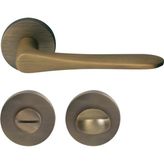 Hafele Yana Kapı Kolu Antik Bronz Wc Tipi - 1 Çift