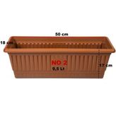 Hak Plastik Plastik Balkon Saksısı 9,5 Lt No: 2
