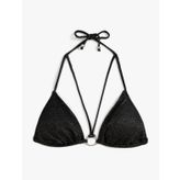 Halka Detaylı Üçgen İpli Bikini Üstü