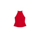 HALTER PEPLUM TOP