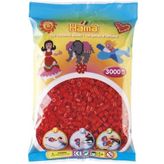 Hama 3000'lik Kırmızı Midi Boncuk