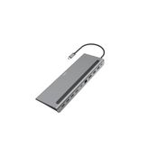 Hama Usb-C Hub, Stand, 10 Port 4xusb-A,2xusb-C,hdmı,lan