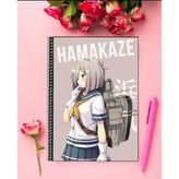 Hamakaze Anime Defter 1 Adet Özel Tasarım A4 Boyutu Telli Çizgili Defter 21*29 cm