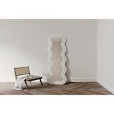 Hamdeko Mundo Dalgalı 170x65 cm Oval Çerçeveli Boy Aynası