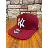 Hamze Ny Newyork Hiphop Snapback Rapper Baseball Drip Şapka Cap - 58 cm - Bordo