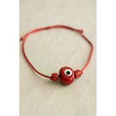 Handmade Bohem Kırmızı Nazar Kolye 5886