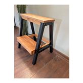 Handmade Siyah-kiraz Basamak Tabure, Basamak Tabure, Ahşap Basamak Yükseltici,