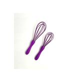Hane216 Silikon Çırpıcı 2'li Set Mor