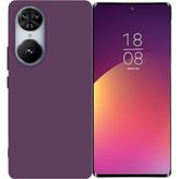 HANPORIUM Reeder S19 Max Pro S Edge Silikon Kılıf - Pastel Renk Tonu Esnek Tam Koruma Kapak - Mor