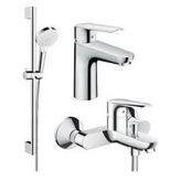 Hansgrohe Logis E Üçlü Krom Batarya Seti