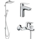 Hansgrohe Logis ve Crometta E240 Duş Seti - Krom