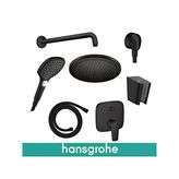 Hansgrohe Talis E Mat Siyah Ankastre Duş Seti 26221670