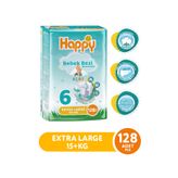 Happy No:6 XLarge 128 Adet Bebek Bezi