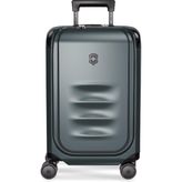 Happy Trend 3.0 Medium Bavul, Orta Boy, Seyahat Çantası, 4 Tekerlekli Sürdürülebilir Trolley, 69 x 46 x 30 Cm, 81 – 113 Litre, Genişletilebilir, Gri, Yeşil, 51 Centímetros x 32 Centímetros x 75
