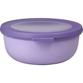 Happy Trend - Cirqula Çok Amaçlı Kase Yuvarlak Nordic Lilac – 750 ml – Saklama Kutusu, Buzdolabı Kutusu, Derin Dondurucu, Mikrodalga Fırın Kabı ve Kapaklı Servis Kasesi Olarak Kullanılabilir