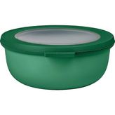 Happy Trend - Multi Bowl Cirqula Round - Kapaklı Saklama Kabı - Buzdolabı Için Hava Geçirmez Saklama Kutusu ve Mikrodalga Fırın Kabı Olarak Uygundur - 750 ml - Canlı Yeşil