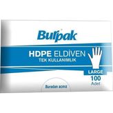 Happy Trend Pet Hışır Şeffaf Eldiven L Beden 100'LÜ