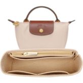Happy Trend Smile Le Pliage Organizer Mini,longchamp Çanta Mini Için Düzenleyici, Longchamp Mini Için Çanta Düzenleyici, Longchamp Çanta Kadınlar Için Mini Boyut, Organizer, Tekli Mini - Bej