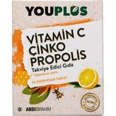 Happy Trend Vitamin C, Çinko & Propolis 20 Efervesan Tablet
