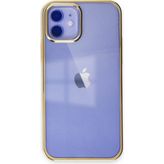 Happycase iPhone 12 Kılıf Element Silikon - Gold