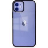 Happycase iPhone 12 Kılıf Element Silikon - Siyah