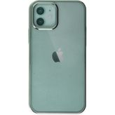 Happycase iPhone 12 Kılıf Element Silikon - Yeşil