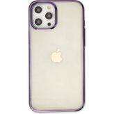 Happycase iPhone 12 Pro Max Kılıf Element Silikon - Mor