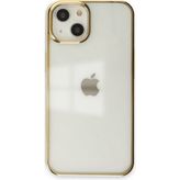 Happycase iPhone 14 Plus Kılıf Element Silikon - Gold