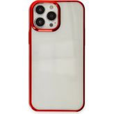 Happycase iPhone 14 Pro Kılıf Element Silikon - Kırmızı
