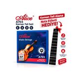 happypotam Alice A703 Keman Teli Seti | 4/4 Keman Nota Etiketi HEDİYE