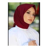 HAR-UM Ticaret Tesettür Kadın Bambu Kraş Eşarp Bordo