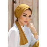 Hardal Hazır Eşarp Bone
