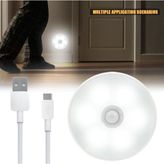Hareket Sensörlü USB Şarjlı LED Işık Lamba - 1 m - Çok Renkli