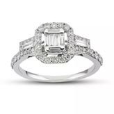 Harem Altın B12 0.63 Ct Baget Pırlanta Yüzük