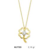 Harem Altın KLY755 14 Ayar Altın Yonca Kolye