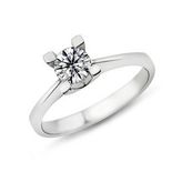 Harem Altın PR108 0.28 ct D Renk Pırlanta Tektaş Yüzük