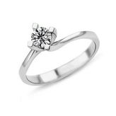 Harem Altın PR178 0.41 ct F Renk Hrd Sertifikalı Pırlanta Tektaş Yüzük