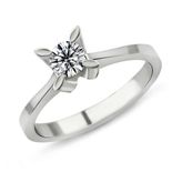 Harem Altın PR288 0.40 ct D Renk Hrd Sertifikalı Pırlanta Tektaş Yüzük