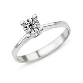 Harem Altın PR427 0.62 ct D Renk Hrd Sertifikalı Pırlanta Tektaş Yüzük